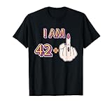 Personalized I Am 42 Plus 1 Middle Finger 43th Old