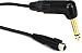 Shure WA307 3' Premium Guitar Cable, with Right Angle ¼ Inch Neutrik Connector