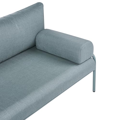 Beliani Divano Da Giardino Tessuto Impermeabile Verde Menta Con Struttura In Alluminio - 7