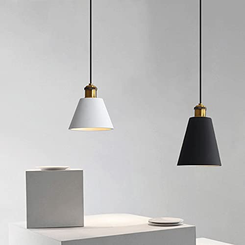 Lustre suspension solution éclairage compact blanc pour petit plafond - 3