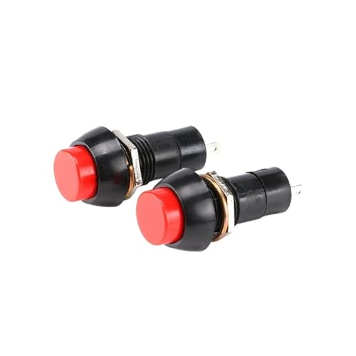 Bouton de commutation rond PBS-11A interrupteur tactile 250V 3A pour montage électronique bricolage
