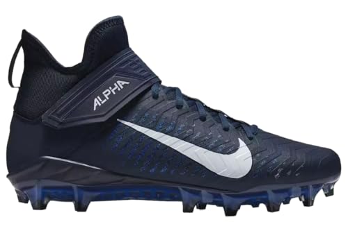 Nike Alpha Menace Pro 2 Mid Men's Football Cleats 'College Navy/Royal-White' (BV3945-404) Size 14
