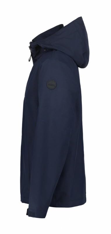 Icepeak AALEN - Chubasquero para hombre, 100% poliéster, capucha extraíble, impermeable, senderismo y exterior