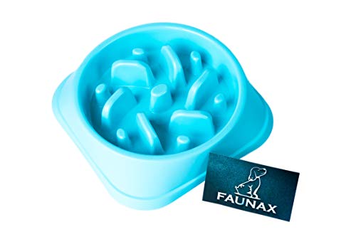 FaunaX - Hundenapf, Antischlingnapf, Gesundheitsnapf geeigent für alle Hunde (kleine, mittel, groß), Fressnapf, Futternapf, Futterstation, Hund, klein, Grosse, Napf