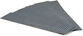 Compactor Set of 6 Drawer Separators, Drawer Dividers For Underwear and Accessories, Adjustable Length, Polypropylene, Grey, 44 x 10 cm, RAN7033
