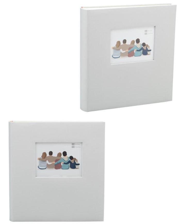 Álbum de fotos cuadrado gris 500 fundas 11x15 con memo