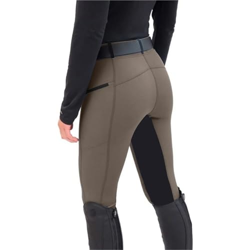 Pantalon d'équitation coupe slim élastique décontracté avec rivets de sport outdoor