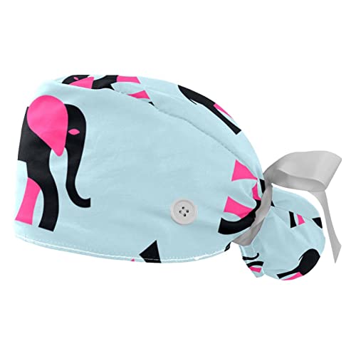 Chapeaux de Travail JDEZ Éléphants contre la Sueur et les Cheveux Rebelles au Bureau