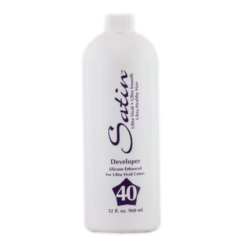 Satin Developer 40 Volume - Silicone Enhanced For Ultra Vivid Color - 32 oz