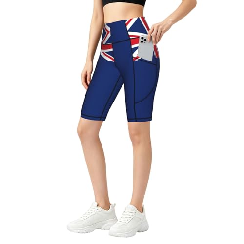 Legging yoga Turques-et-Caïques pour femme pantalon de sport imprimé à taille haute