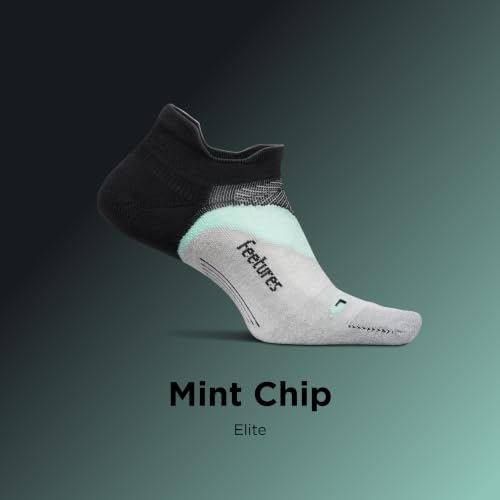 Image of Feetures Elite Light Cushion No Show Tab Sock Wave