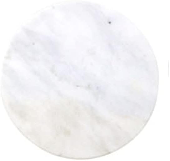 FMURY Natural Marble Storage Tray Jewelry Display Plate Round Dessert Fruit Cake Snack Plate Home Desktop Decor Tray(OneColor)