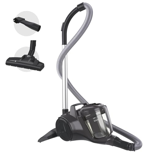 Hoover HP1 Powerful Cylinder Vacuum Cleaner - Bagless, Small, Lig...