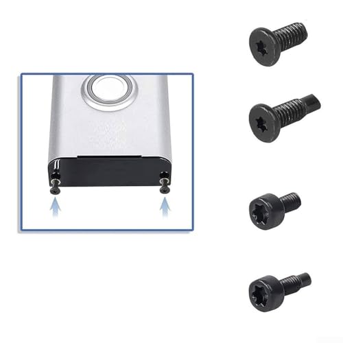 Lot de 16 vis de réparation pour sonnette Ring Doorbell compatibles avec T6 et T15 pour pilotes Torx pour tâches de diagnostic de batterie et système (16 pièces)