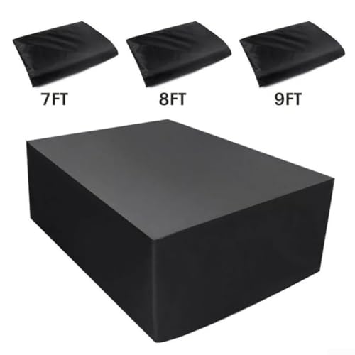 Funda impermeable mesa billar exterior con protección UV y cobertura de paneles 210D 7