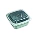 Domicile Corbeilles à Fruits Fruit Basket 2 Pack- Fruit Bowl Cuisine Countertop Porte-légumes décoratifs Support, Multifonctions Cuisine Conteneur Panier de Fruits (Color : Green)