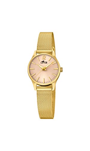Lotus Watches Reloj Análogo clásico para Mujer de Cuarzo con Correa en Acero Inoxidable 18572/2 Cover