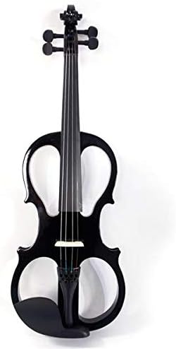Violins 4/4 Electric Silent Violin Case Bow Rosin Headphone Connecting Line V-0