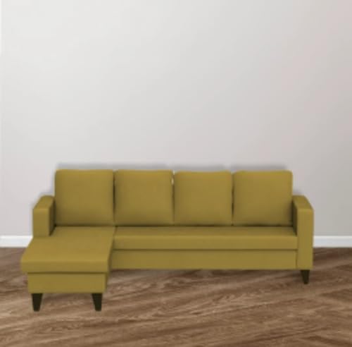 Image of The MM Furniture store Premium Fabric Sofa - Camel (5 Seater - LHS)