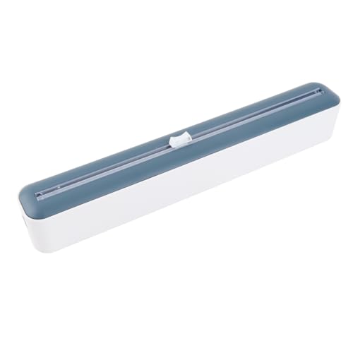Acouto Cortadores de Aluminio Ajustables de Donantes de Película de Hessel para Cocina, Corte Preciso Convenientemente y Se Mantiene a Tiempo, para el Almacenamiento de Alimentos, Material de PP
