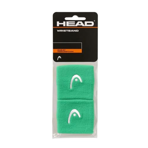 HEAD Unisex Adult 2.5 Muñequera en Pulgadas, Verde Claro, Talla única