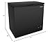 FRIGIDAIRE EFRF7003-BLACK Chest Deep Freezer, 7 Cu. Ft, Black Adjustable Thermostat-Removable Vinyl Coated Wire Basket-Easy Defrost Drain