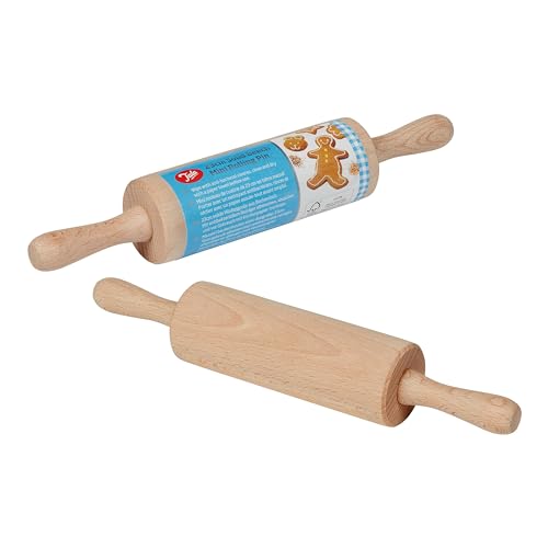 Compact Beechwood Mini Rolling Pin for Young Bakers - Image 6