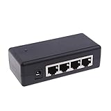 poe injector for ubiquiti ac pro 4. LAN Anschlüsse, 4 LAN + Stromanschlüsse, Schild