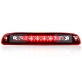 ILONPA High Mount Red LED 3rd Tail Brake/Cargo Light For 1997-2007 Dodge Dakota (Chrome Housing Red Lens)