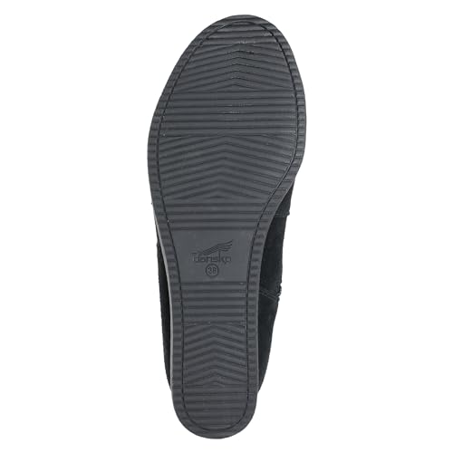 Dansko Shelia Wedge Boot for Women - Durable Waterproof Leathers and Leather-Stacked Heel - Buckle Detail and Tall Shaft for Seasonal Style3