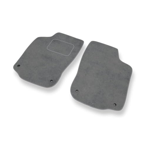 Mossa Tapis de Sol Velours adapté pour Opel Tigra B (2004-2010) - Premium Tapis de Voiture - Gris
