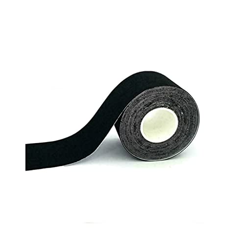 XDMEI Ruban de poitrine, ruban de levage invisible des seins sans bretelles adhésif collant pour lingerie, push-up instantané en forme de sein, autocollant de couverture de mamelon (L, Noir) Cover