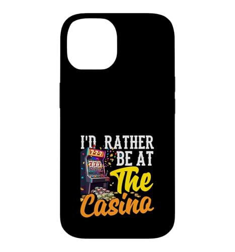I'd Rather Be At The Casino �M�����u�� �X���b�g�}�V�� �|�[�J�[ �X�}�z�P�[�X iPhone 14 �p