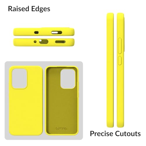 Image of SPRIG Compatible with Oppo Reno 13 Pro Premium SilkTone Back Cover Drop Tested Shock Proof Mobile Case for Men, Women, Boys and Girls with Camera Protection (Shining Yellow)