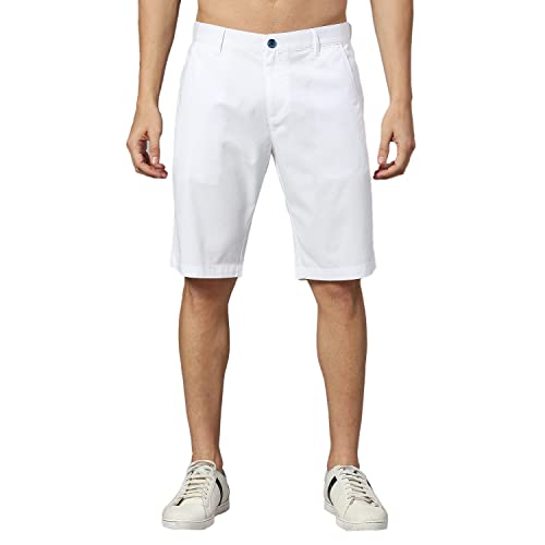 Image of Thomas Scott Men's | 100% Cotton | Solid | Above Knee | Button Closure | Chino | Casual Shorts for Men
