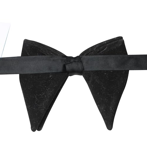 Image of Peluche Solid Essentials Butterfly Black Butterfly Bow Tie