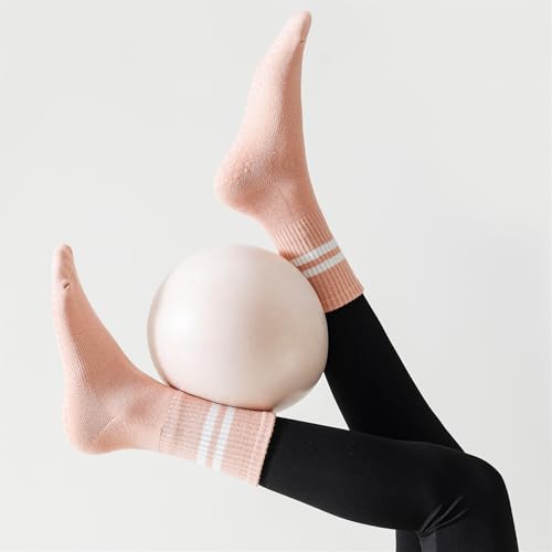 Flydo 3 Pack Pilates Socks with Grips for Women - Grip Socks for Yoga, Barre, Ballet & Dance Workout3