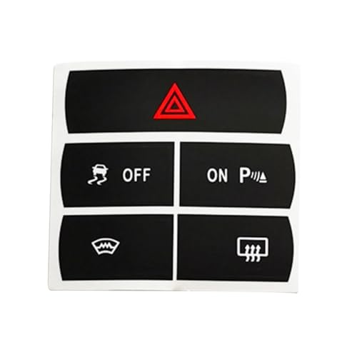 Rénover bouton S-Max usé avec autocollant détresse ESP