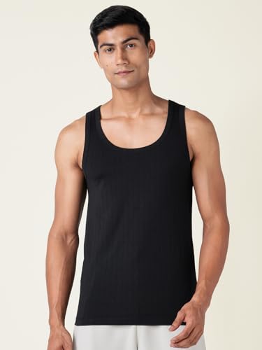 Image of DAMENSCH Anti-Bacterial Anti Odour Soft Pinstripe Cotton Vest