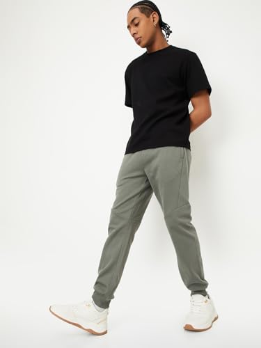 Image of Max Men Solid Sports Joggers