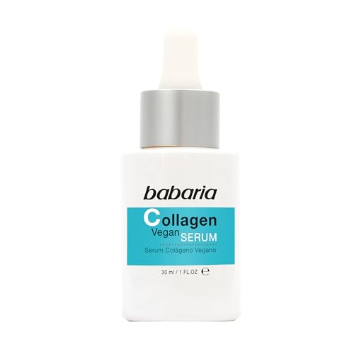 Babaria Collagen Vegan Serum – Face Serum Made from Wild Plants – Skin Care for Skin Elasticity and Firmness – Anti-Aging Serum for Face – 1 oz