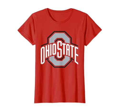 Ohio State Buckeyes Womens Icon Red T-Shirt