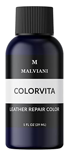 MALVIANI Leather Repair Color Restorer Navy Blue 1 oz