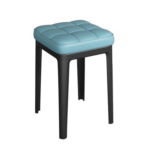 YDkjwjw Rückenlehnenlose Thekenhocker, moderner Esszimmerhocker, stapelbarer Küchenhocker mit weichem Kissen, stapelbare Bauernstühle für das Esszimmer auf der Kücheninsel