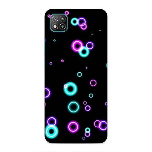 Image of Printed Mobile Back Hard Case Cover for Xiaomi Poco C3 | Black Love, Neon, Pink, Green-65