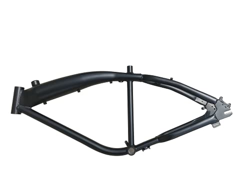Bicycle Gas Frame 3.4L w/o kickstand, Fuel Tank Built in 3.4L Frame - Black-Gas Motorized Bike Felt Faker