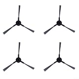 Lot de 4/10 brosses latérales de rechange compatibles avec aspirateur robot MONSGA MR1, accessoires en plastique nylon pour une meilleure portée de nettoyage (lot de 4)