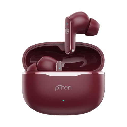 pTron Bassbuds Eon in-Ear TWS Earbuds, 13mm Drivers, 45Hrs Playtime, - Image 2