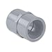 2" Light Gray Schedule 80 CPVC Socket Straight Coupling Fittings