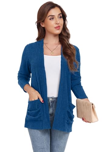 Image of GRECERELLE Women's Open Front Lightweight Cardigan Fall Sweaters Outwear